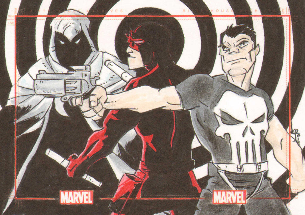 The Punisher HQ - The Punisher and Moon Knight. #punisher