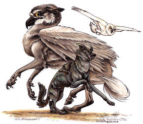 Sirius, Hedwig and Buckbeak