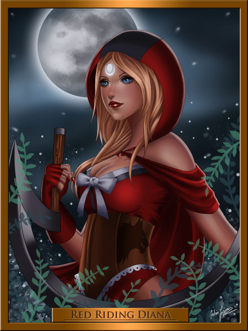 League of legends - Red Riding Diana