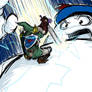 Link vs. Stay Puft
