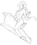 Power Girl sketch by MichaelMayne