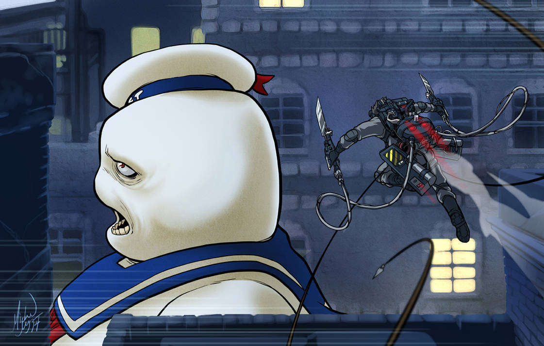 Attack on Stay-Puft by MichaelMayne