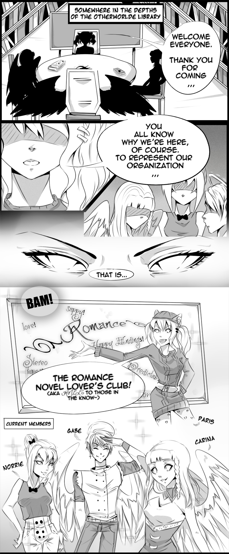 :OW: Romance Novel Lover's Club Intro~ Part 1! by Nika-tan