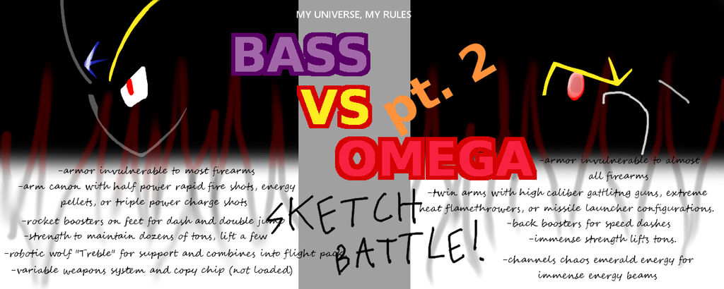 Bass versus Omega sketch battle part 2