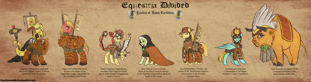 Equestria Divided Earthborn Leaders (Re-Upload)