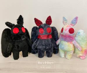 Chibi Mothman Plushies