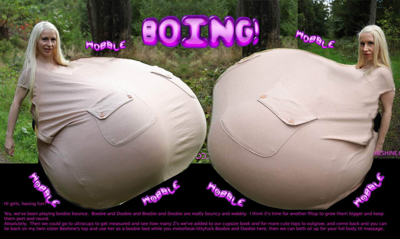 Obeshine Beshine plays boob bounce with Beshine by tricitybendix2001 on DeviantArt