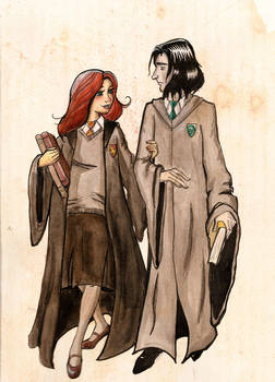 Snape and Lily.