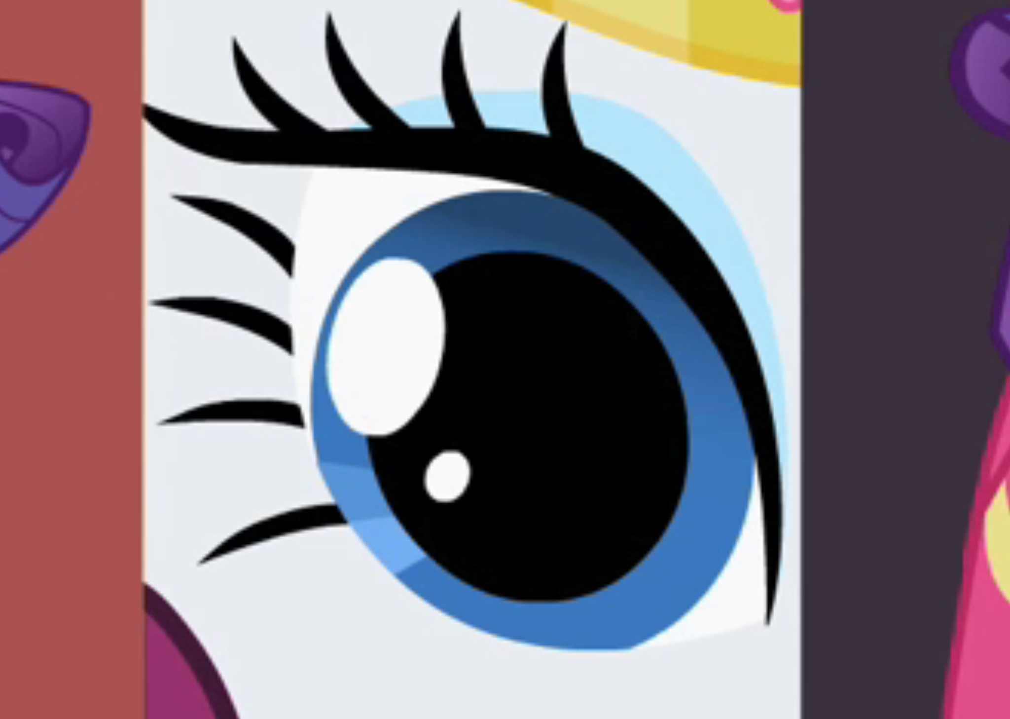 My Little Pony Rarity Eye CloseUp by movieman16 on DeviantArt