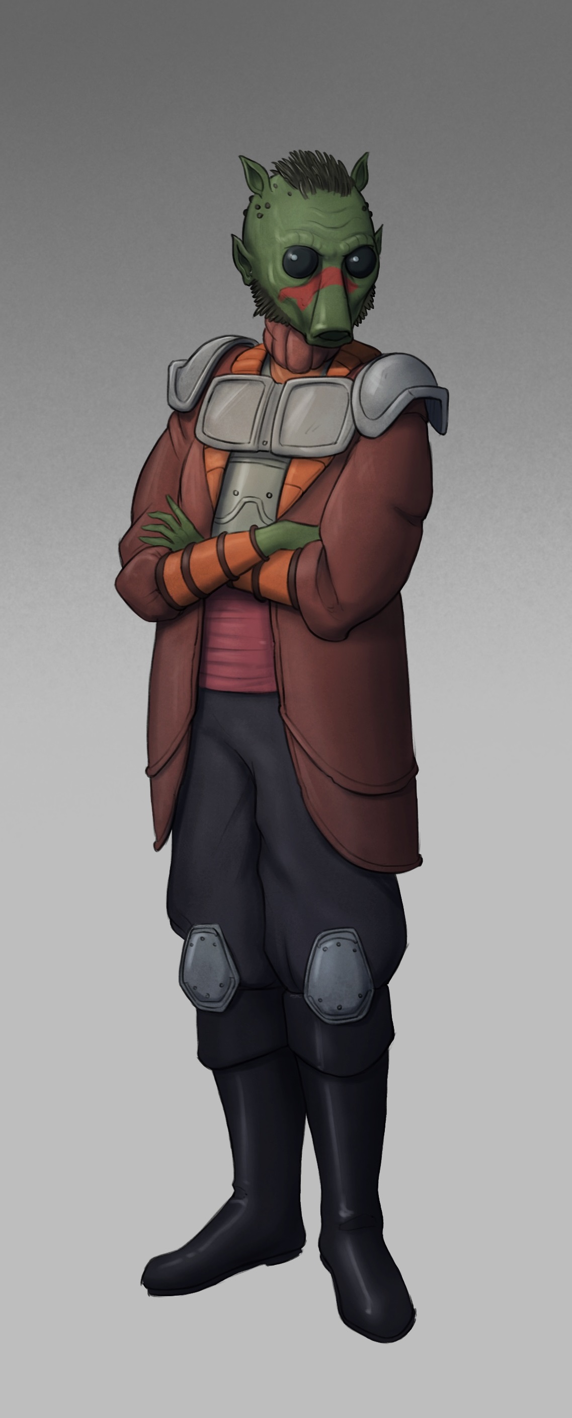 New Republic Senator Navik the Red by XizerTheGrey on DeviantArt