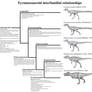 Tyrannosauroidea interfamilial relationships