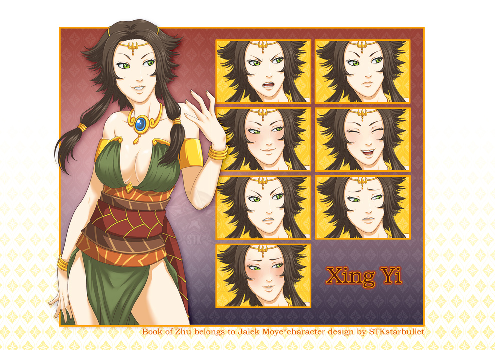 Commission for Jalek Moye: Xing Yi+expressions