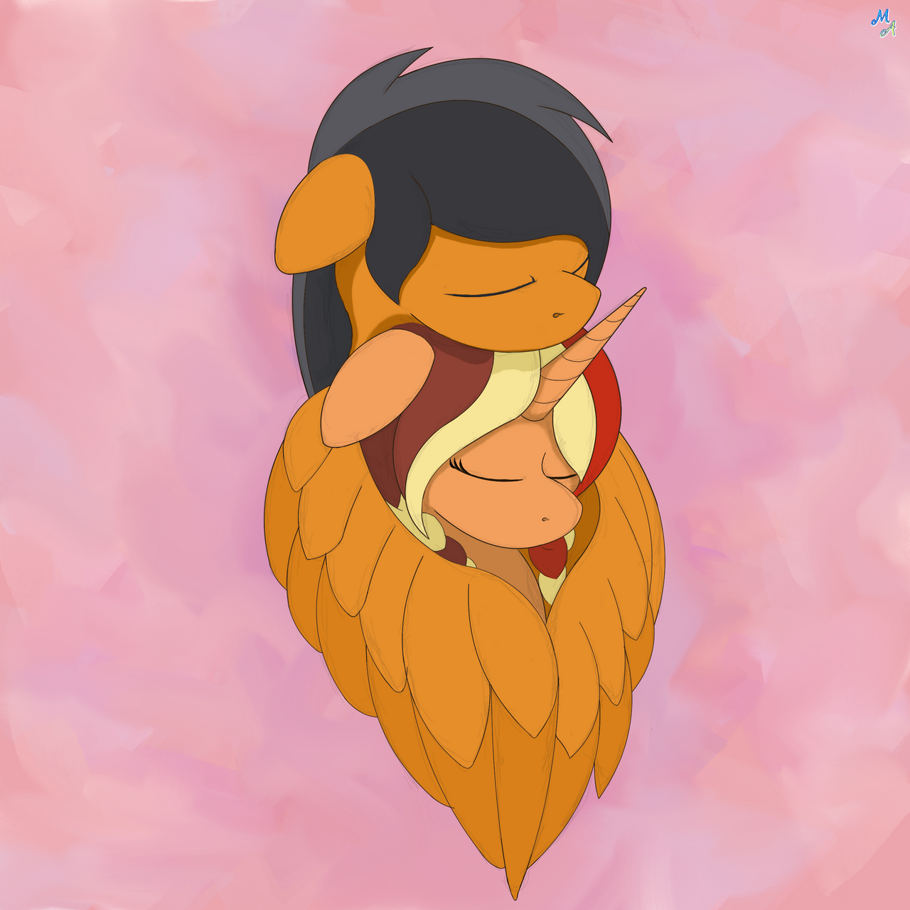 Friendly hugs