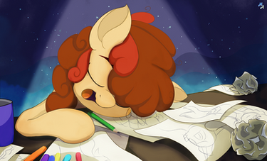Artist at work (Maytee fanart)