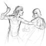 Sketch - Sirius and Severus
