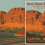 Capitol Reef Utah Travel Poster