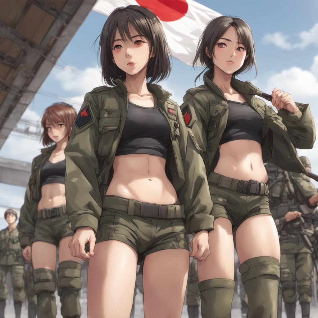 Japan Army Bikini Girl - Anime Morale Patch by FEICORP on DeviantArt