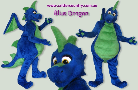 Blue Dragon Fursuit