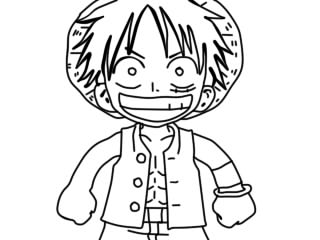 Luffy Lineart coloring practice by Link-Pikachu on deviantART