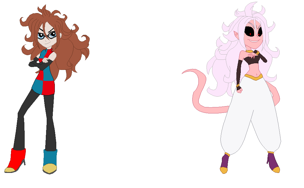 Android 21 in EG style (Human and Majin)