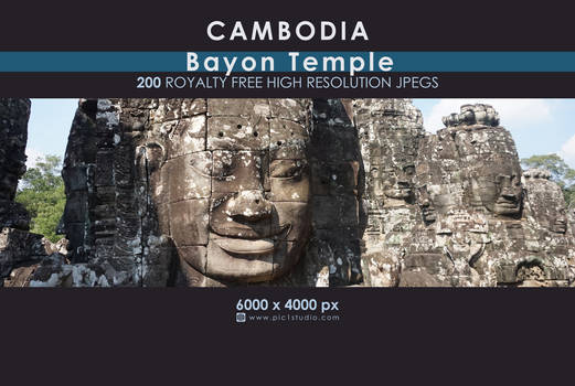 Free STOCK: CAMBODIA - Bayon Temple