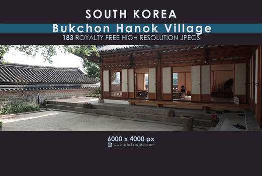 Free STOCK: SOUTH KOREA - Bukchon Hanok Village