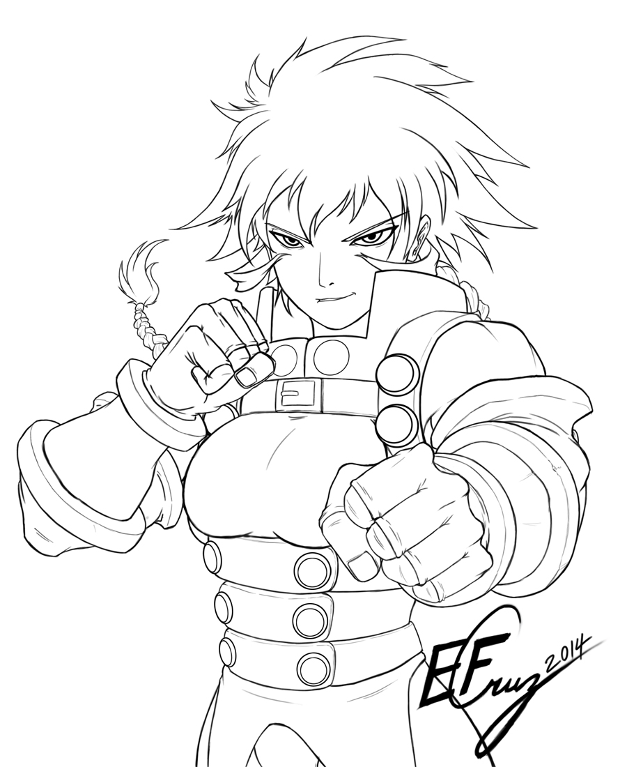 Shadow Skill: Elle Ragu LineArt by Trebuchet on DeviantArt