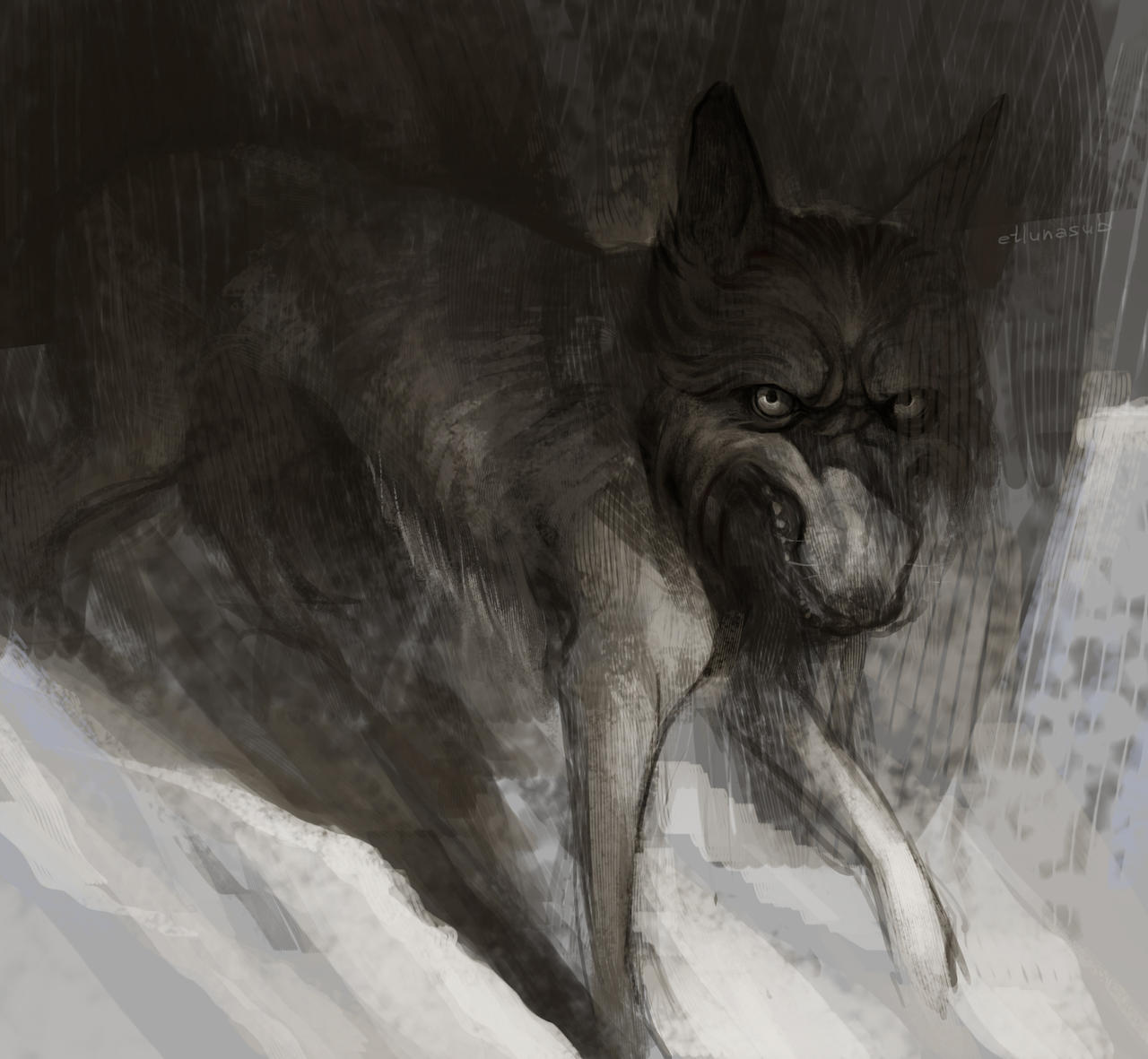 Wolf by etlunasub on DeviantArt