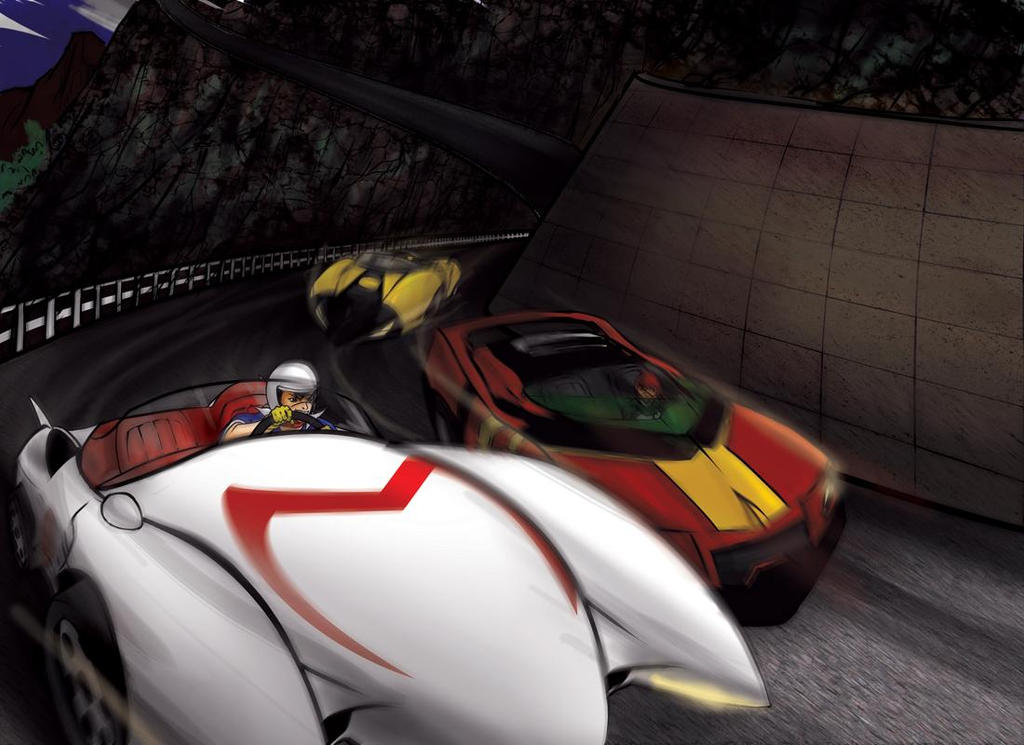Speed Racer Anthropomorphic speed racer by loneHUNGRYwolf on DeviantArt