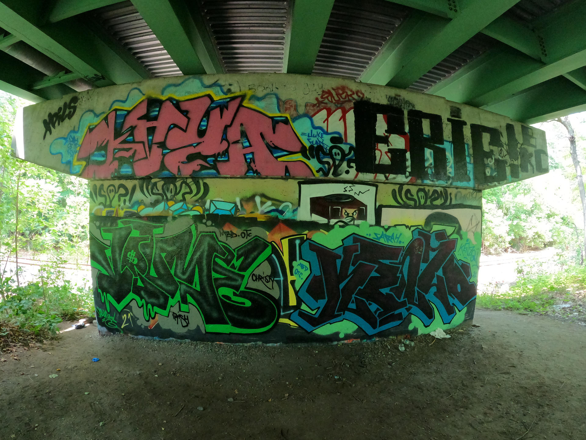 Bridge Graffiti - 004 - Stock by Madmartign on DeviantArt