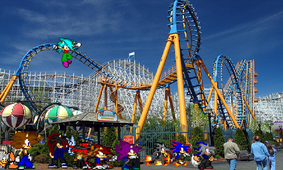 a day at six flags