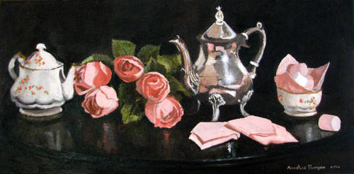 Tea Time (Oil Painting)