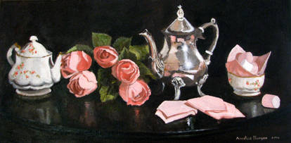 Tea Time (Oil Painting)