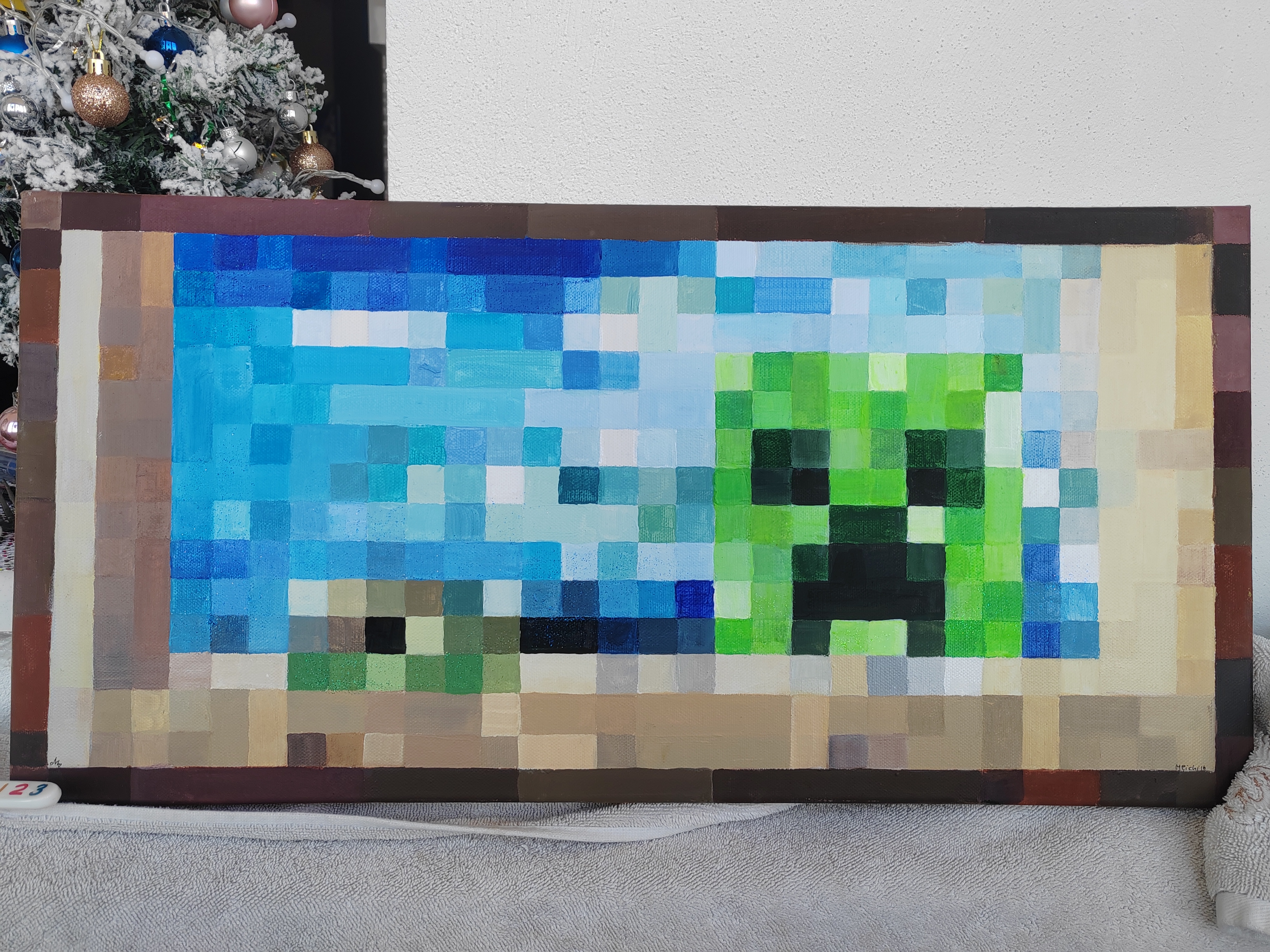Minecraft Creeper Paintings