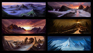 Scenery Paintings (coloured)