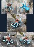 Handmade octopus keychain commission by SculptedCreations