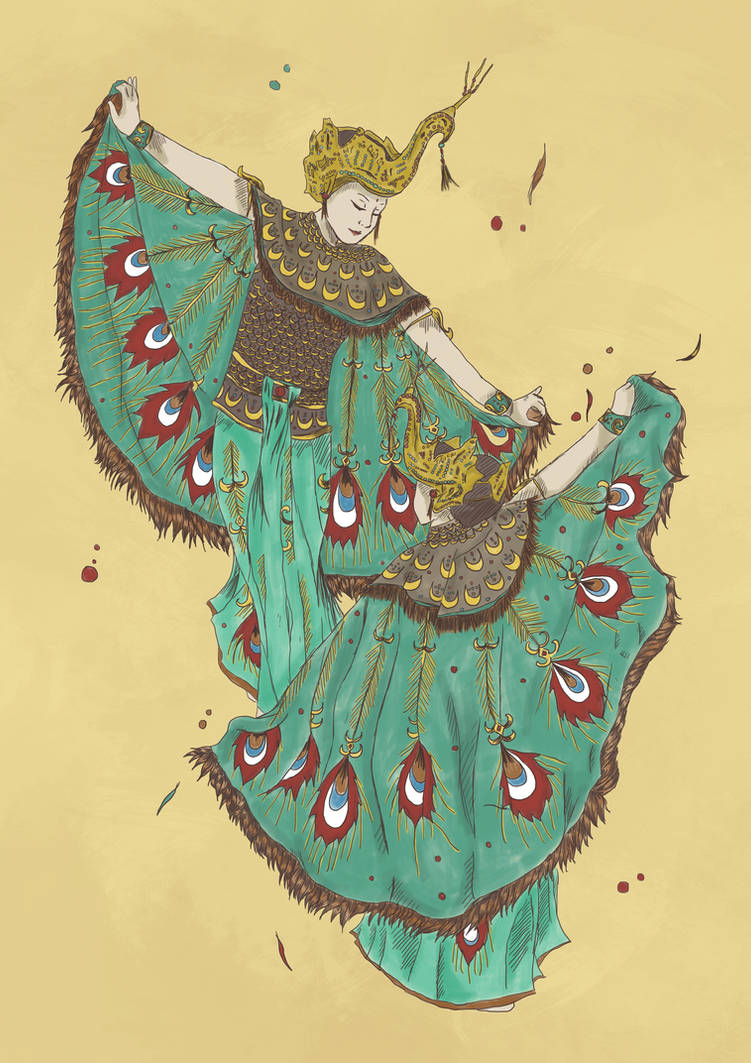 Tari Merak by dveronikha on DeviantArt