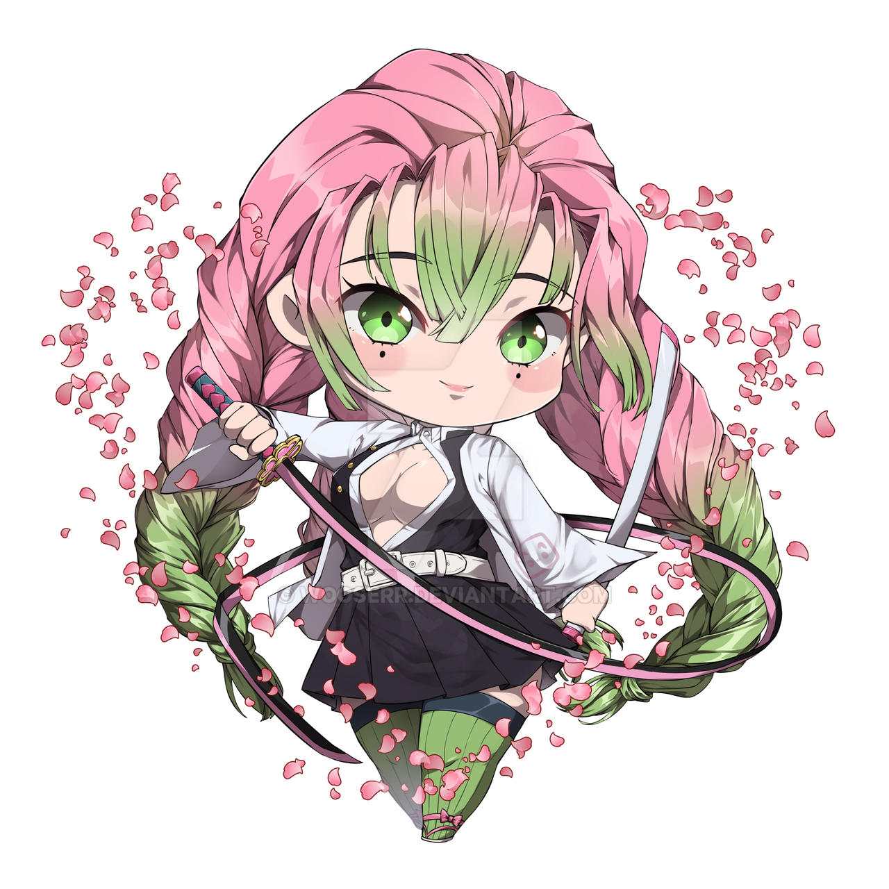 Chibi Mitsuri Kanroji by wooserr on DeviantArt