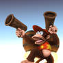 Diddy Kong in action