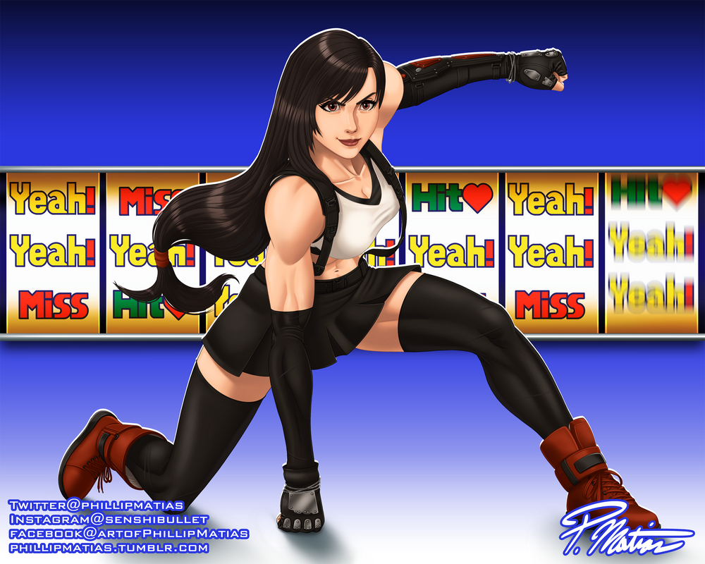 Tifa Lockhart - About to unleash her Limit Break