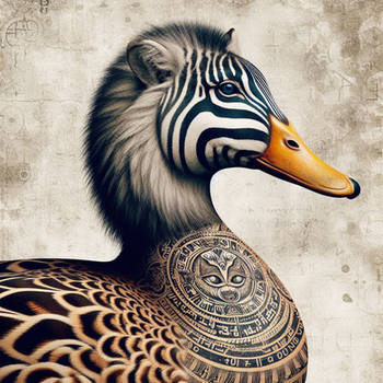Zebraleo Duck