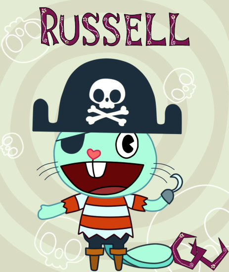 Russell, Happy tree friends gacha edition Wiki