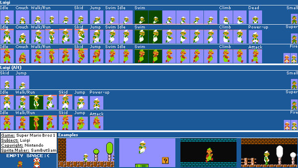 Smb1 Rig SMB1 Luigi by SamButSam on DeviantArt