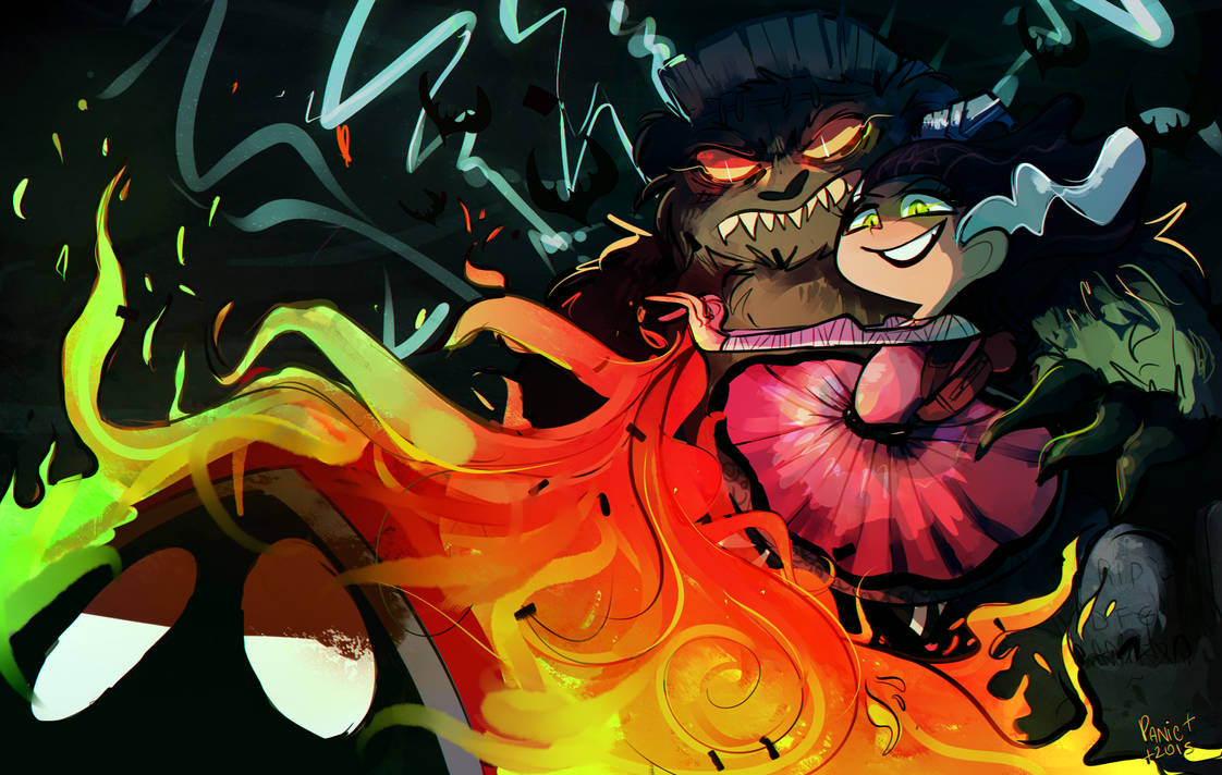 Spoopy pyromaniac child by panicatomizer on DeviantArt