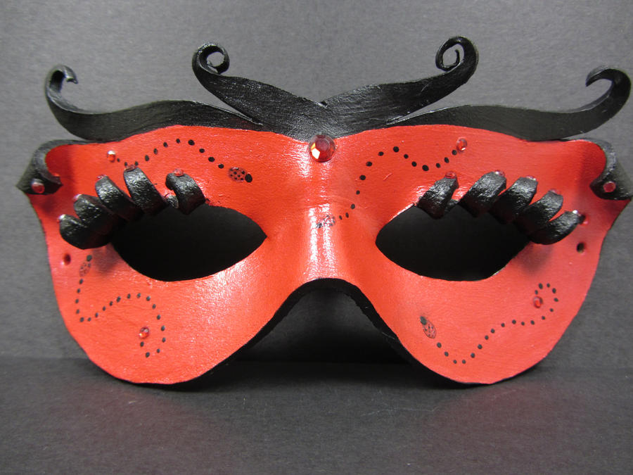 Lady Bug leather mask