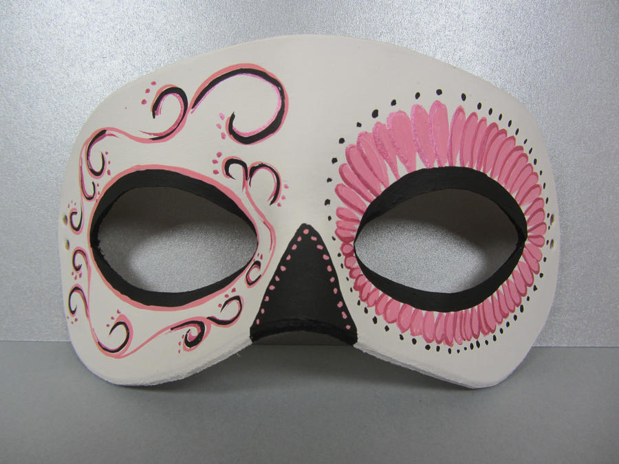 Day of the Dead pink mask
