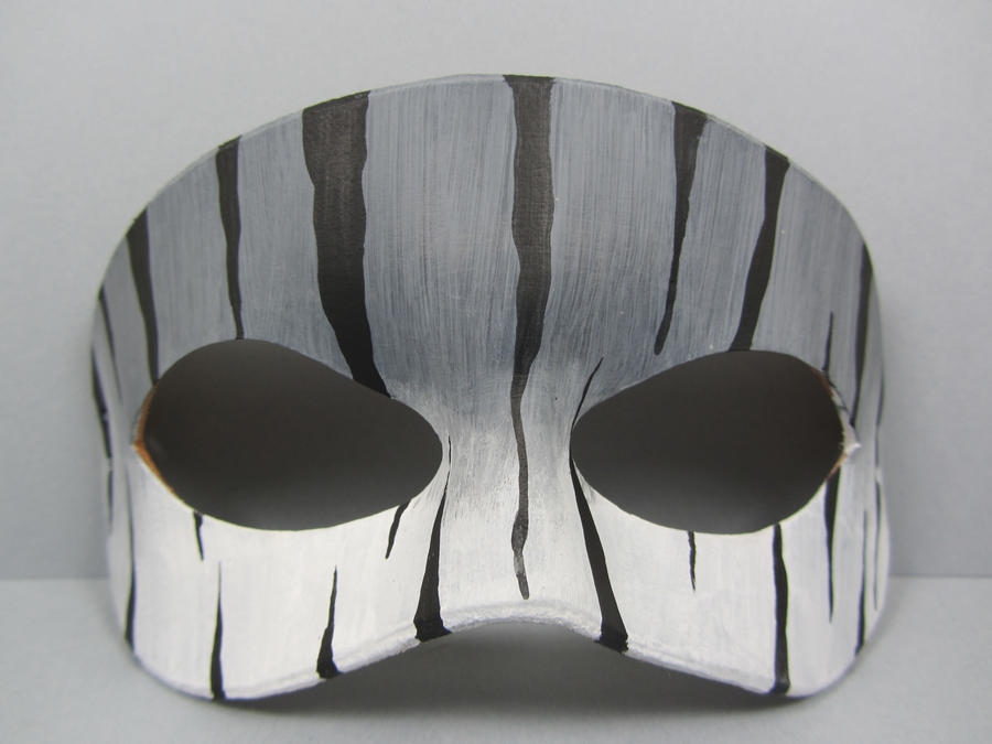 White Tiger Print Mask - version 2