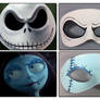 Nightmare Before Christmas masquerade masks