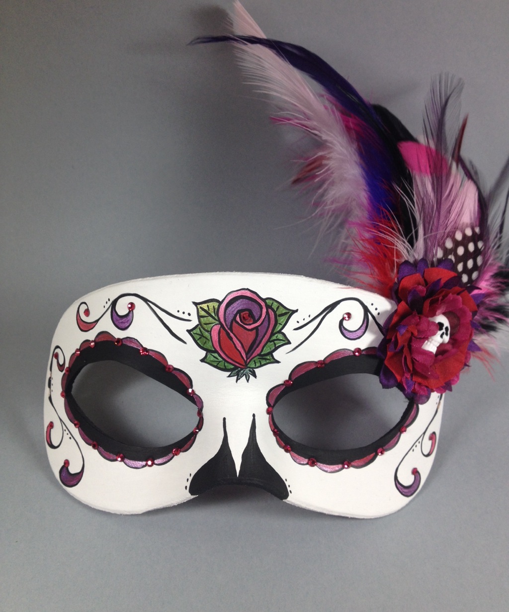 Deluxe Rose Day of the Dead Masquerade