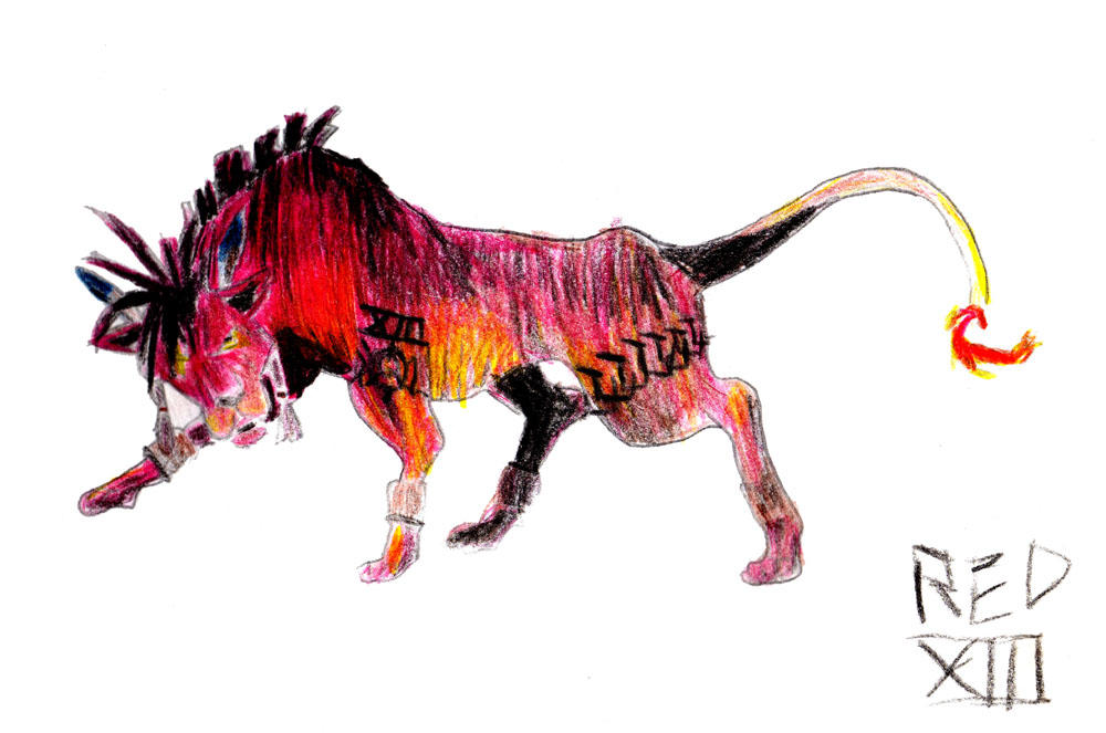 Red 12 Deviantart Red XIII by MooCartoon on DeviantArt